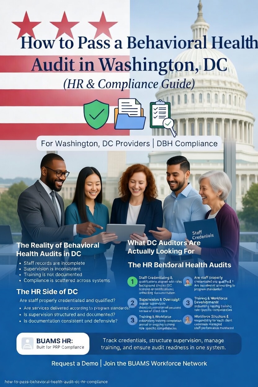 How to Pass a Behavioral Health Audit in Washington, DC (HR & Compliance Guide)