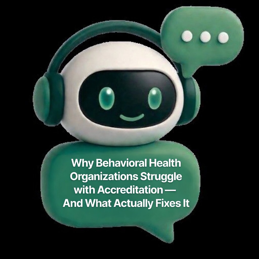 Why Behavioral Health Organizations Struggle with Accreditation — And What Actually Fixes It