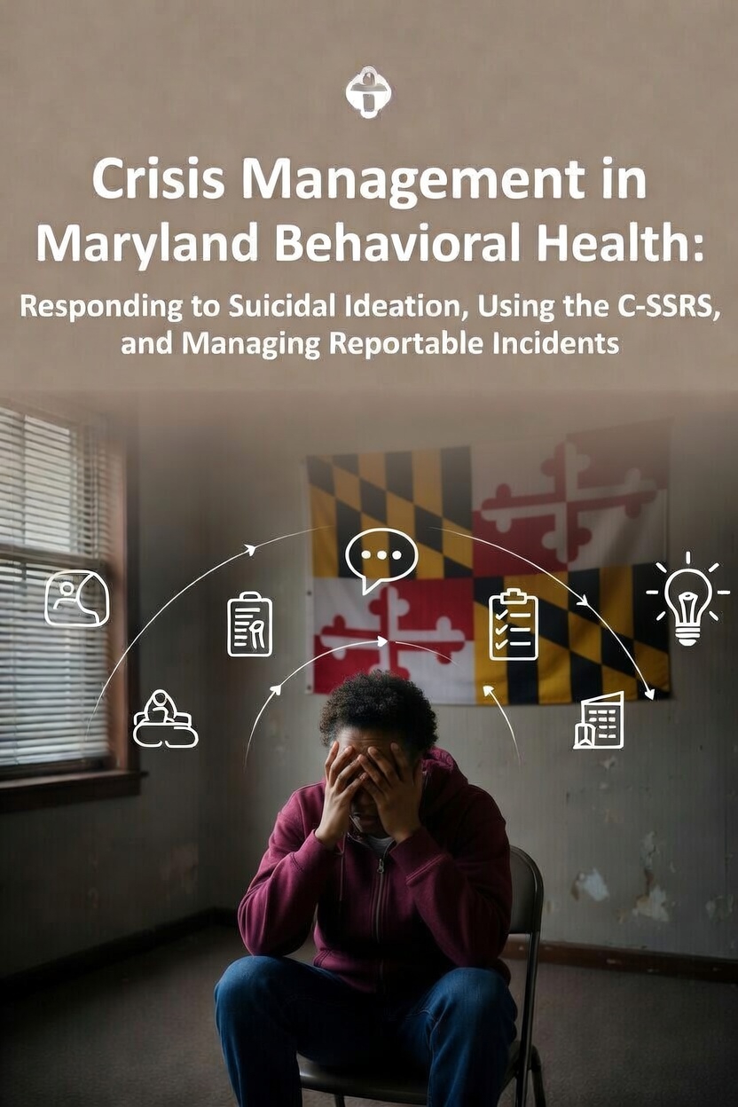 Crisis Management in Maryland Behavioral Health: Responding to Suicidal Ideation,  and Managing Reportable Incidents