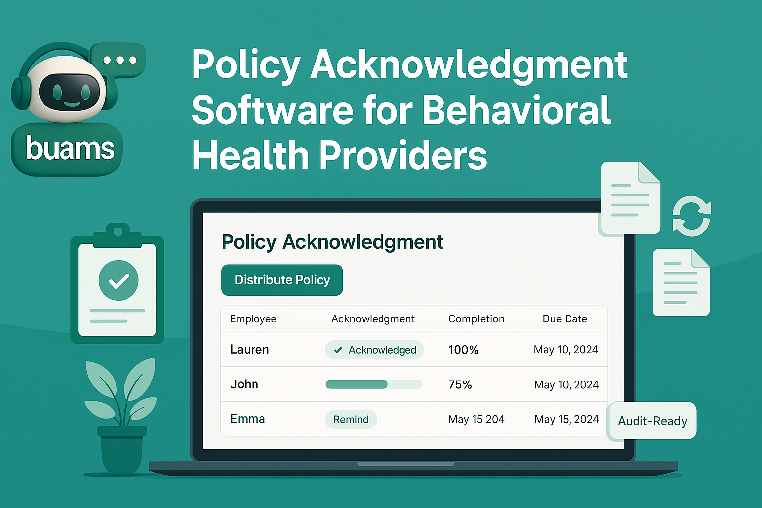 Policy Acknowledgment Software for Behavioral Health Providers: A Practical Way to Track Handbook Updates and Sign-Offs