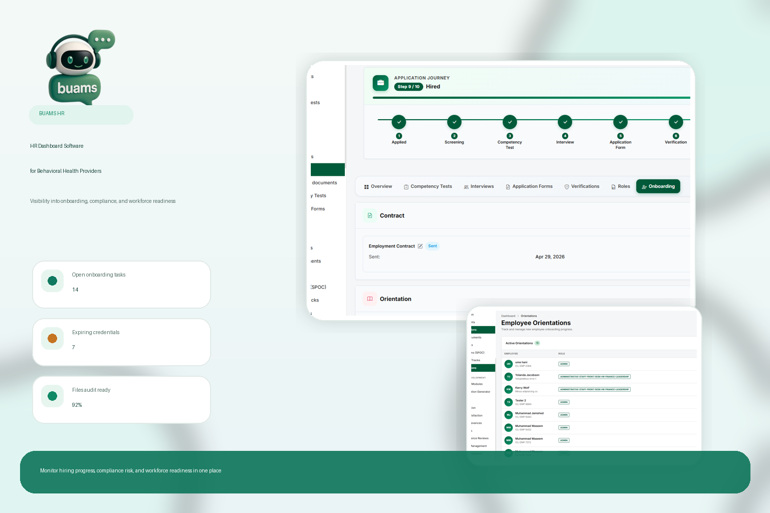 HR Dashboard Software for Behavioral Health Providers: How to Improve Workforce Visibility Without More Manual Reporting
